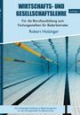 Ein Buchcover mit dem Titel: "Wirtschafts- und Gesellschaftslehre". Unterwasseraufnahme eines Schwimmbeckens.