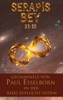 Serapis Bey 21:12. Gechannelt von Paul Esselborn in der Reiki Zuflucht Uedem. Goldenes Unendlichkeits-Symbol im Weltraum.