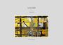 Der Text "LUCIEN misanthrop" steht über einem abstrakten Gemälde in Gelb-, Schwarz- und Brauntönen. Darunter "Peter R. Pollmann".