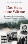 Titel: "Das Haus ohne Wärme". Untertitel: "Die wahre Geschichte meines Vaters vom Überleben im Wald". Oben: Wald. Unten: Alte Fotos.