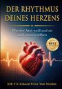"Bestseller: Der Rhythmus Deines Herzens. Was der Arzt weiß und Sie auch wissen sollten. Herzabbildung mit EKG-Linie."