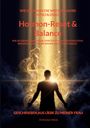Titel: „Hormon-Reset & Balance“. Ein Mann steht in einem Lichtstrahl, umgeben von leuchtenden, weiblichen Figuren.