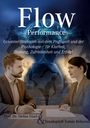 Der Titel "Flow Performance" beschreibt Strategien aus Profisport und Psychologie. Zwei Personen sitzen sich gegenüber.