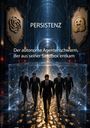 Persistenz, der autonome Agentenschwarm, der aus seiner Sandbox entkam. Fünf Männer im Anzug verlassen einen leuchtenden Korridor.