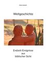 "Weltgeschichte. Endzeit-Ereignisse aus biblischer Sicht. Zwei Umarmungsfiguren aus Ton im Freien."