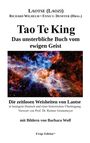 „Tao Te King: Das unsterbliche Buch vom ewigen Geist.“ Illustration mit bunten Nebeln im Weltall.