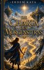 "Die Charta des Morgensterns" oben, darunter eine Person auf einer fantastischen Brücke, umgeben von schwebenden Bauwerken.