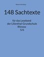 "148 Sachtexte für das Leseband der Lilienthal-Grundschule Rhinow 5/6." Blaues Cover, einfacher Text.