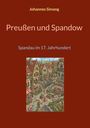 Johannes Simang; Preußen und Spandow; Spandau im 17. Jahrhundert. Illustration eines lebhaften Marktplatzes in einem Dorf.
