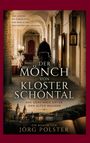 "Der Mönch von Kloster Schöntal" - Ein Mönch in einem Klosterflur, Blick auf historische Architektur und ein offenes Buch.