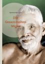 Text: "Ramana Maharshi Die Gesammelten Werke." Ein Mann mit weißem Bart und Glatze, Hintergrund in Grün gehalten.