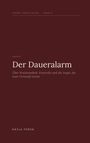 Innere Verhältnisse, Band 4: "Der Daueralarm" von Nayla Feron über Wachsamkeit und Kontrolle. Dunkelroter Hintergrund.