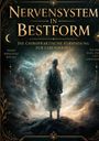 Titel: "NERVENSYSTEM IN BESTFORM", Untertitel: "Die chiropraktische Verbindung zur Lebenskraft". Silhouette vor einem kosmischen Hintergrund.