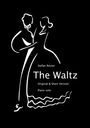 Stefan Reuter, The Waltz, Original & Short Version, Piano solo. Illustration von tanzendem Paar in Weiß auf schwarzem Hintergrund.