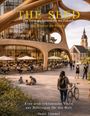 "The Seed: Der Turm als Samenkorn der Zukunft. Ein Manifest des Wandels." Menschen bei einem modernen Gebäude mit Bögen.