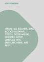 Gerd Steinkoenig: "Meine 105 Bücher..." in Weiß auf grünem Hintergrund. Schlichtes, modernes Design.