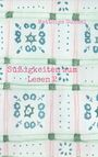 Text: "Matthias Gundel", "Süßigkeiten zum Lesen 2". Muster aus blauen Blumen und rosa, grünen Linien.