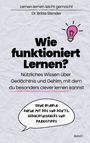 Ein Buchcover mit dem Titel "Wie funktioniert Lernen?" und einer lila Glühbirne-Illustration.