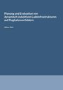 Titel: "Planung und Evaluation von dynamisch-induktiven Ladeinfrastrukturen auf Flughafenvorfeldern" von Niklas Pöch. Hintergrund in zwei Blautönen.