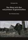 "Philemon Bau. Der Mann mit den schlechten Eigenschaften. Ein Schelmenroman." Im Hintergrund steht ein Kind vor alten Hütten.