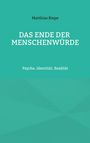 Matthias Riepe: DAS ENDE DER MENSCHENWÜRDE. Psyche, Identität, Realität. Grüner Hintergrund mit minimalistischen Mustern.