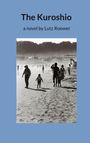 "The Kuroshio, a novel by Lutz Roewer" steht über einem Strandfoto mit Menschen im Hintergrund.