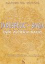"Jarlsblut - Saga, der zehnte Band. Historischer Roman." Verzierungen mit keltisch inspirierten Mustern im Hintergrund.