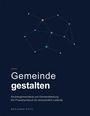„Gemeinde gestalten“, ein Buch von Benjamin Kutz. Verbindungspunkte und Linien auf dunklem Hintergrund.