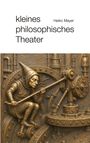 "kleines philosophisches Theater, Heiko Mayer." Bronze-Relief: eine Figur in einem mechanischen Umfeld.