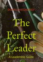 "DOKALI MEGHARIEF: The Perfect Leader. A Leadership Guide." Ein Messer und grüne Blätter im Hintergrund.