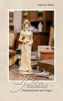 "Felicitas - Flohmarktfund mit Folgen". Oben steht "Gabriele Walter". Eine elegante Frauenfigur in Vintage-Kleidung.