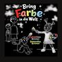 Text: "Bring Farbe in die Welt. Sebastian Kramer, Samantha Kramer." 

Illustration mit Kindern, eine mit Farbpalette.