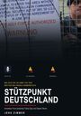 WARNUNG Sperrgebiet. Buchcover: "STÜTZPUNKT DEUTSCHLAND" von Jens Zimmer. Hintergrund: Soldat hinter Stacheldraht.