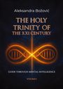 „THE HOLY TRINITY OF THE XXI CENTURY“. Ein leuchtendes Unendlichkeitssymbol vor dunklem Hintergrund.