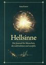 Titel: "Hellsinne". Untertitel: "Ein Journal für Menschen, die wahrnehmen und zweifeln." Glühender Umriss einer Figur.
