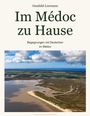 „Gunhild Lorenzen, Im Médoc zu Hause, Begegnungen mit Deutschen im Médoc.“ Ein Luftbild einer Küstenlandschaft.