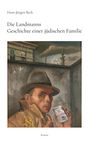 Titel: "Die Landmanns - Geschichte einer jüdischen Familie". Gemälde eines Mannes mit Hut, gelbem Stern und Ausweis.