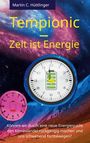 „Tempionic: Zeit ist Energie“ von Martin C. Hüttlinger. Zwei Uhren und ein galaktischer Hintergrund.
