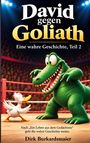 „David gegen Goliath: Eine wahre Geschichte, Teil 2.“ Illustration von Ente und Krokodil im Boxring. Dirk Burkardsmaier.