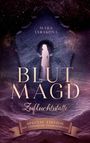 "Blut Magd: Zufluchtsstätte" und "Special Edition mit exklusivem Zusatzmaterial" vor einem lila, mystischen Hintergrund.