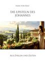 „Hans von Holt: Die Episteln des Johannes. Aus Zyklen und Zeiten“; Frau auf Balkon mit hügeliger Landschaft.