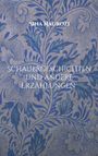 "Sina Naurozi. Schauergeschichten und andere Erzählungen." Blaue, detaillierte florale Muster auf grauem Hintergrund.