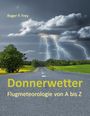 „Donnerwetter: Flugmeteorologie von A bis Z“ von Roger P. Frey. Eine Landstraße führt in ein Gewitter mit Blitzen.