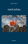 "nach.schau" von Martin Tockner. Gedichte. Eine orange Rose mit Schnee auf einem Holzzaun.