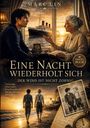 „Eine Nacht wiederholt sich. Der Wind ist nicht zornig.“ Zwei Menschen reden, „Erstes Buch“ abgebildet.