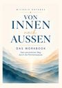"Von innen nach außen: Das Workbook. Dein persönlicher Weg durch die Perimenopause." Illustration: Landschaft mit Bergen.