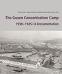 "The Gusen Concentration Camp 1939–1945 | A Documentation" steht in lila über einem historischen Foto von Gebäuden.