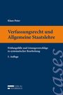 Klaus Poier: Verfassungsrecht und Allgemeine Staatslehre, Buch