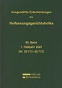 Ausgewählte Entscheidungen des Verfassungsgerichtshofes, 90. Band, 1. Halbjahr 2025, Verlag Österreich. Text auf grünem Hintergrund.