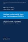 Innsbrucker Forum für Bank- und Versicherungsrecht 2026, Buch